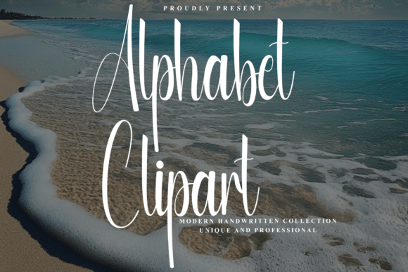 Alphabet Clipart: A Minimalist Typeface for Web Design