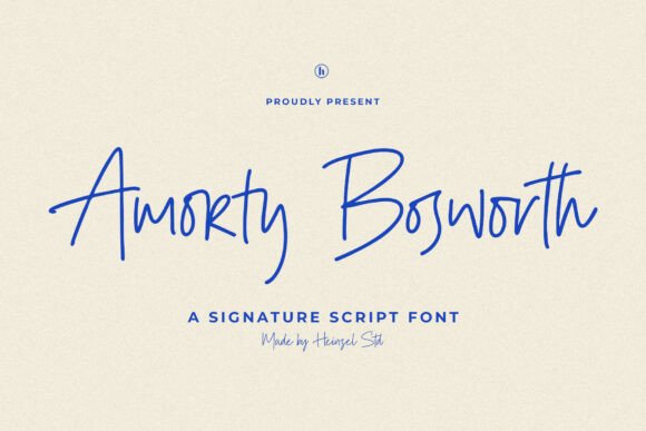Amorty Bosworth: A Signature Font for Polished Branding