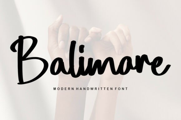 Balimore: The Handwritten Font That Elevates Brand Identity
