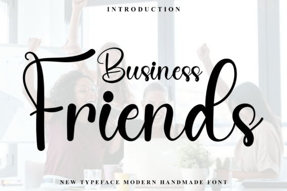 Business Friends: A Bold Typeface for Digital Impact