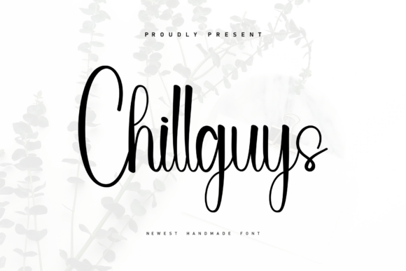 Chillguys: A Handwritten Font for Makers