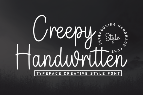 Creepy Handwritten: A Whimsical Display Font for Web Design