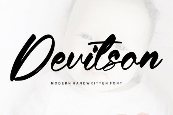 Devitson: A Handwritten Font for Branding