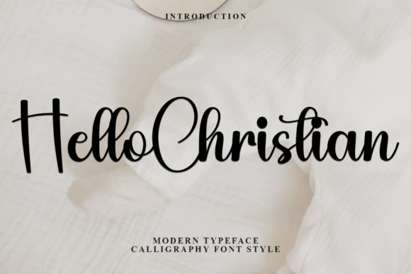 Hello Christian: A Script Font for Modern Web Design