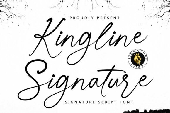 Kingline Signature: A Premium Script Typeface for Editors