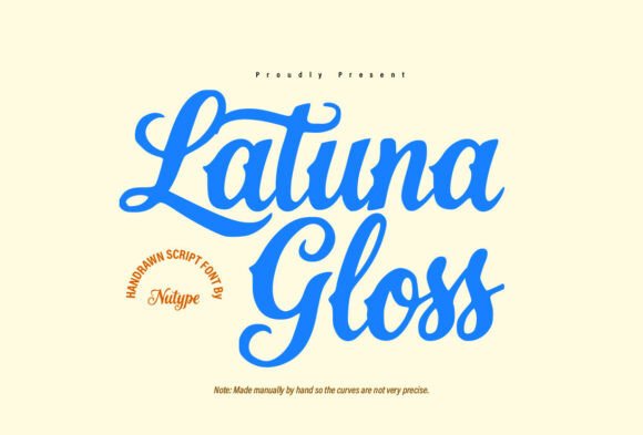 Latuna Gloss: A Natural Script Typeface for Branding