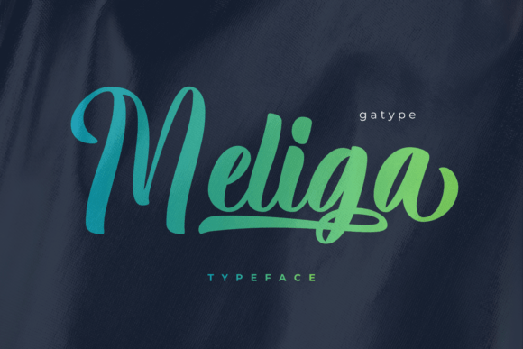 Meliga Font: A Modern Script for Campaign Design