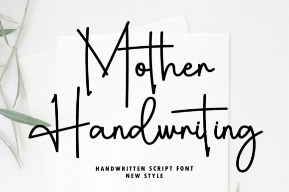 Mother Handwriting: A Modern Script Typeface for Web Design