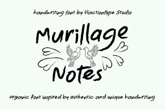 Murillage Notes: A Brush Typeface for Digital Elegance