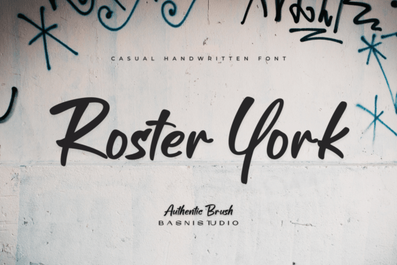 Roster York: The Handwritten Font for Crafters
