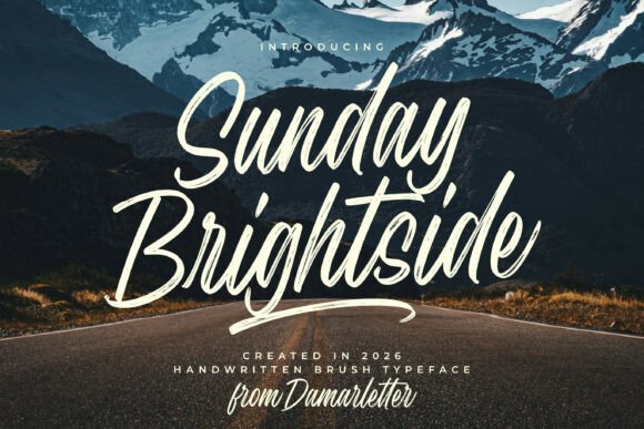 Sunday Brightside: A Joyful Handwritten Typeface for Web