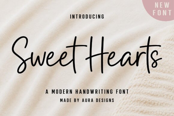 Sweet Hearts: The Handwritten Font That Elevates Brand Identity